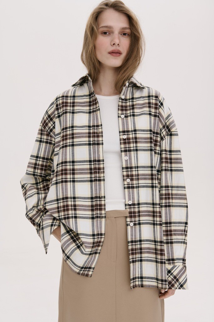 СОРОЧКА ВІЛЬНОГО РОЗСЛАБЛЕНОГО СИЛУЕТУ 18-3B зображення 2